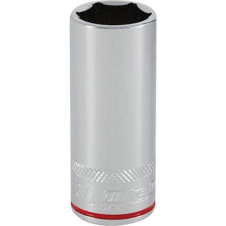 Channellock 3/8'' Drive 3/4'' 6-Point Deep Standard Socket 305502