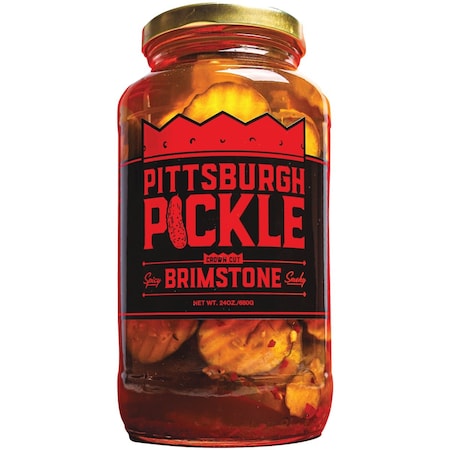 Pittsburgh Pickle Co 24 Oz. Pickle Chips Brimstone