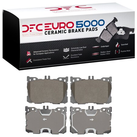 Dfc 5000 Euro Ceramic Disc Brake Pad Set,  1600-1871-00