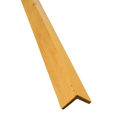 Timberchic Wood, Natural Pine, 48 in L, 1.25 in W, Satin Topcoat 425