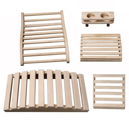 Blue Wave Deluxe Sauna Accessory Kit, Natural SA5024