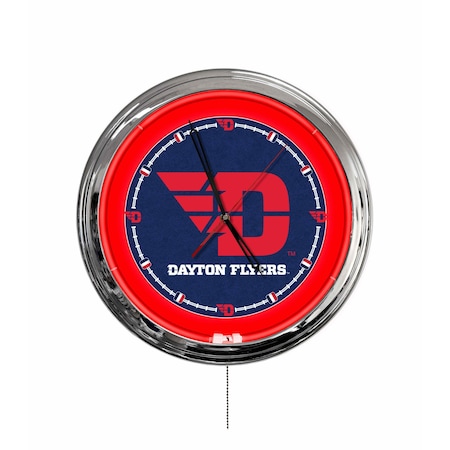 Holland Bar Stool University of Dayton 16 LED Wall Clock ClkL16