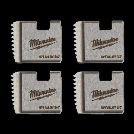 Milwaukee Tool Pipe Threading Die Head, Pipe, PK4 48-36-1101