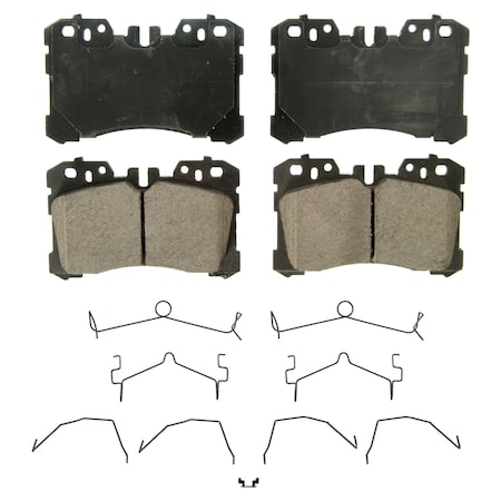 Wagner Brake QuickStop Front Disc Brake Pad Set Ceramic,  ZD1282