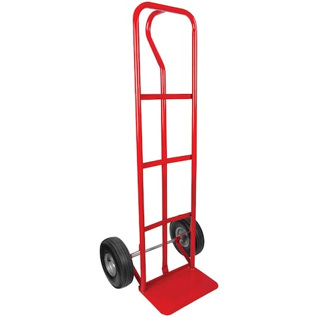 Performance Tool Steel Hand Truck, Pneumatic Tires, 600 lb Capacity, Toe Plate W41060