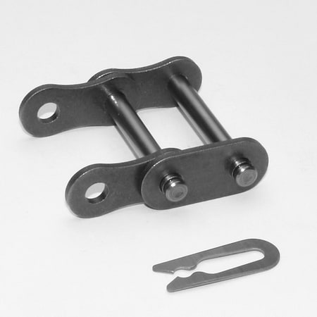Senqcia British Standard Double Strand Spg Clip Connecting Link, 10B-2 chain, 5/8 P, 1.47 OAW, .2 Pin 10B-2CL