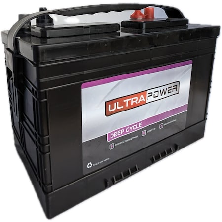 Ultrapower 12V 780 MCA Maintenance-Free Marine Battery Group 27 EV27