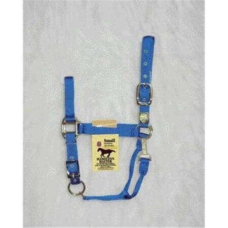 Hamilton Halter Co - Adjustable Chin Halter With Snap- Blue Small - 1DAS SMBL 347361