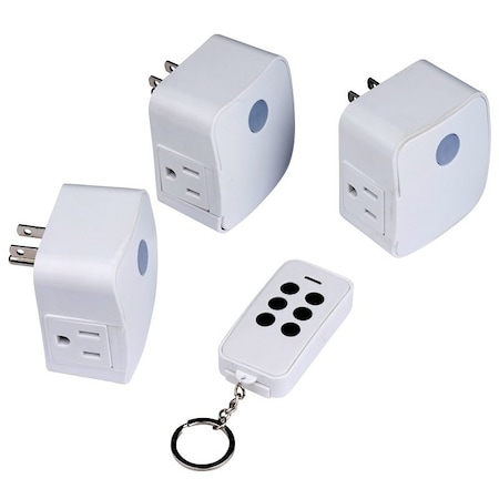 Amertac Remote Fob, 15 A, 120 V, 1875 W, White RFK1636LC