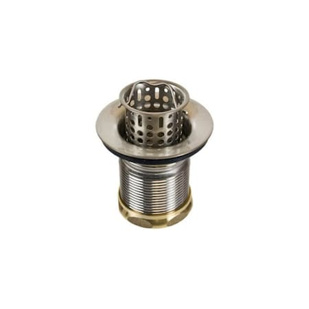 Mountain Plumbing 2-1/2" Brass Bar/Prep Strainer with Lift-Out Basket in Black Nickel MT710/BN