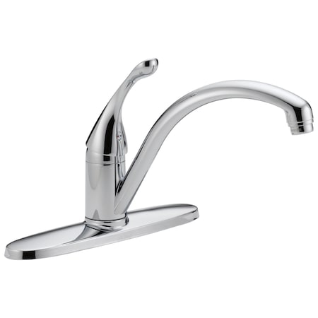Delta Collins Single Handle Kitchen Faucet In Chrome 140-WE-DST