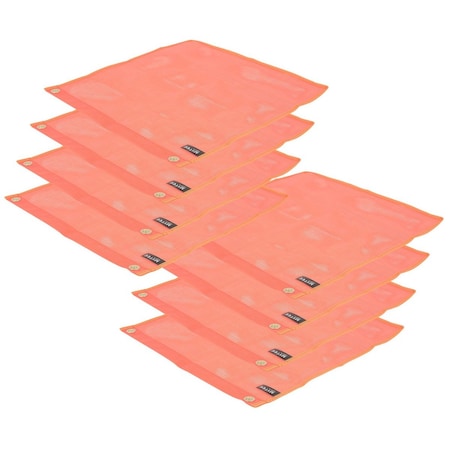 Mytee Products Vinyl Mesh Flag with 2 Grommets (Orange) -, 8PK VMF-G-ORANGEx8