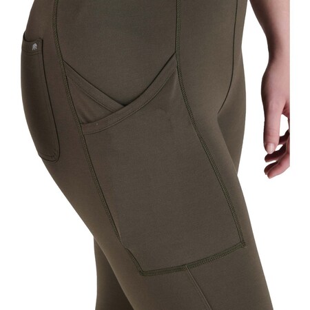 Berne Womens Small Cedar Green Utility Leggings WP23CDGR360