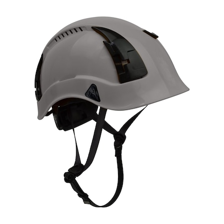 Malta Dynamics Safety Helmet, Acrylonitrile Butadiene Styrene (ABS), Ratchet, Grey HTG2000