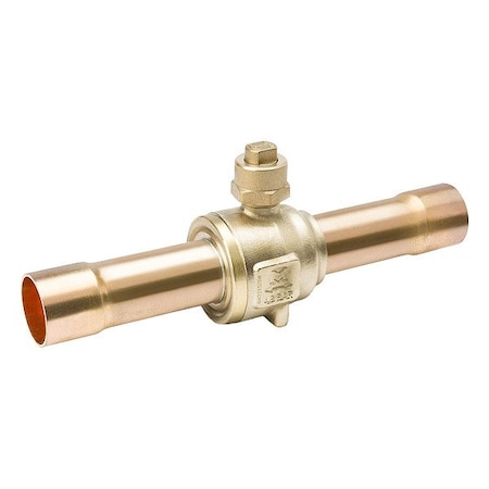 Mueller Industries Refrigerant Ball Valve, 1/4 in, 775 psi AP17859