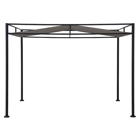Sunjoy 10 ft x 10 ft Darkeford Metal pergola Black A106024803