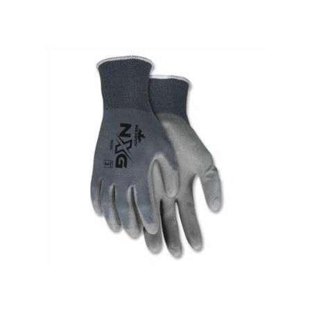 Mcr Safety NXG PU Coated Work Gloves, 9696, Medium, Gray, Touchscreen, 12PK 127-9696M