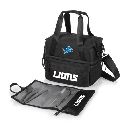 Picnic Time Family Of Brands NFL Detroit Lions - Tarana Recycled Lunch Bag Cooler with Utensils 515-01-179-114-2