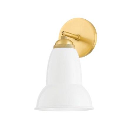 Mitzi Jamila 1 Light Wall Sconce 24 In. Aged Brass H439101-AGB/GWH