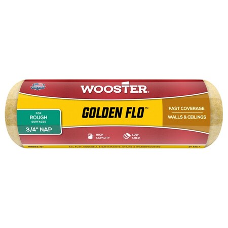 Wooster .75in. Golden Flo Paint Rollers RR662-9 71497677297
