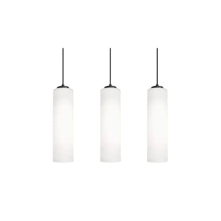 Afx Leo 3-Light Linear Pendant, 120V, 60W, Black LEOP0412MBBKLNR3
