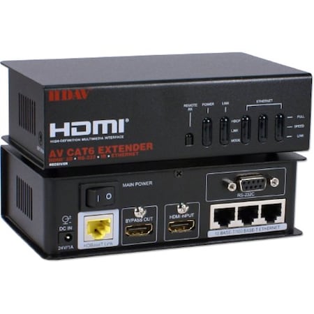 Qvs HDMI 4-in-1 CAT6 Extender - HD4-C6E