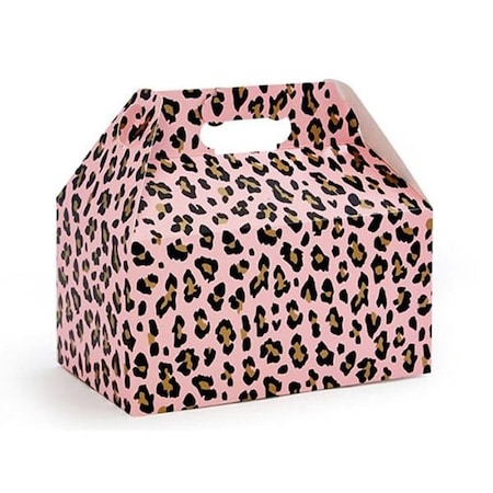 Nashville Wraps Lipstick Leopard Gable Boxes, 9.5x5x5, 6PK LPLGB