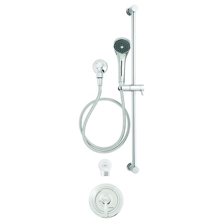 Speakman Trim, Shower, and Tub Package (Valve not inlcuded), 1.5 GPM, Polished Chrome SLV-5050-E15