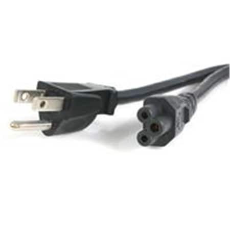 Dynamicfunction 6 ft. Standard Laptop Power Cord - NEMA 5-15P to C5 DY2187505