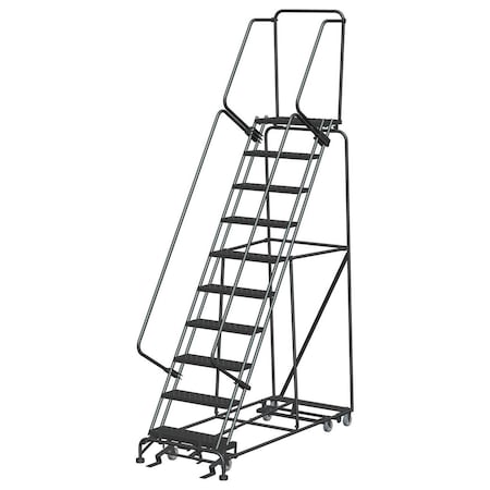 Ballymore Rolling Ladder, Steel, 100 in.H PIP-10-P