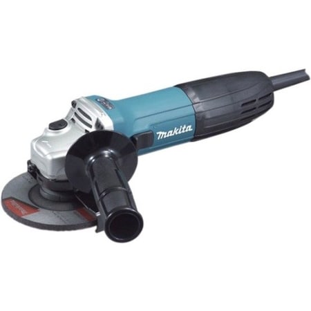 Makita 4-1/2" Angle Grinder, 6.0A, Slide, Lock-On GA4530