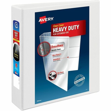 Avery Dennison 3-Ring View Binder, 2 Capacity 11inx8-1/2in 05504