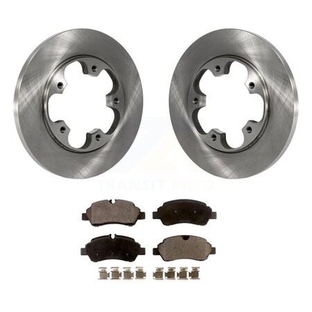 Transit Auto Rear Brake Rotors & Semi-Metallic Pad Kit For Ford Transit-250 Transit-350 Transit-150 HD K8F-101636