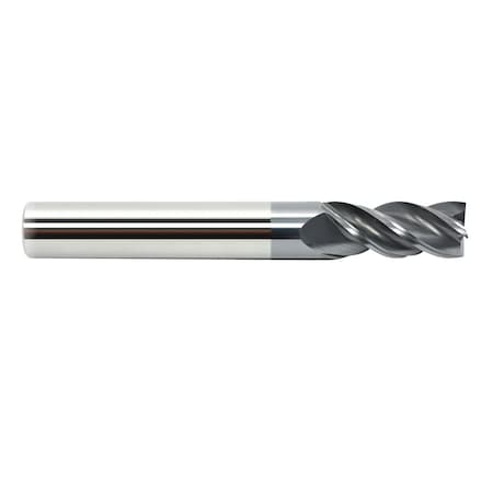 Garr Tool Square End Mill, Center Cutting High Performance, Series: V4S, 3/8 in Diameter Cutter 50661