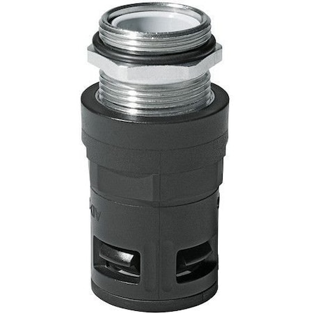 Flexa Gmbh RQGKZP-M OD 28.5 Thread M25 x 1.5 IP 68 69K Straight Black 5112.628.225