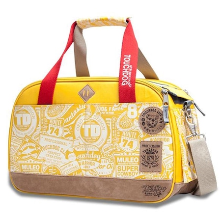 Touchdog Airline Approved Around-The-Globe Passport Designer Pet Carrier - Yellow - One Size B58YLMD