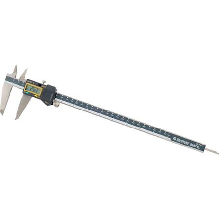 Global Industrial Digital Caliper Absolute Origin, 0-12"/300mm, IP54, Factory Calibration 133791