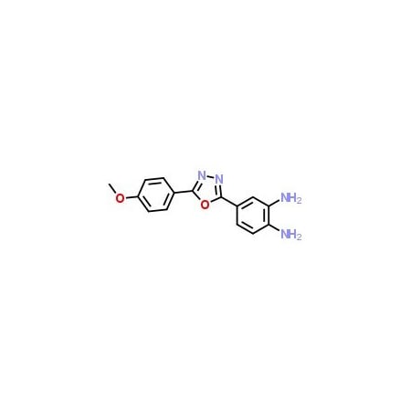 Ak Scientific 4-[5-(4-Methoxy-phenyl)-[1, 3, 4]oxadiazol-2-yl]-benzene-1, 2-diamine (100mg), CAS 1137671-57-8 A930-100mg