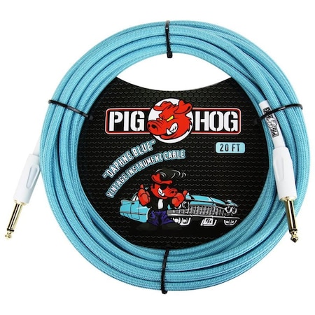 Pig Hog ''Daphne Blue'' Instrument Cable, 20-Feet PCH20SG