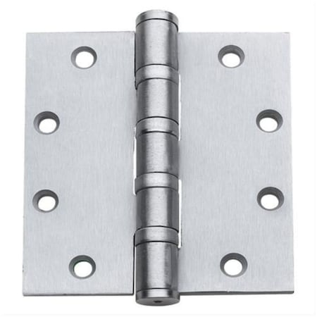 Global Door Controls 4.5 in Leaf W x 4.5 in Leaf H, Satin Chrome CPH4545BB-26D
