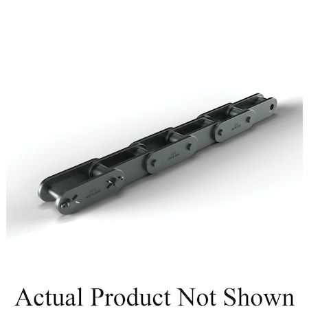 Hkk Chain HKK Aqua-Series II Double Pitch Riv Standard Conv, 10 ft OAL, 1.25P, .4 Dia x 3/8 W, .08 THK Plate AADC050R1A