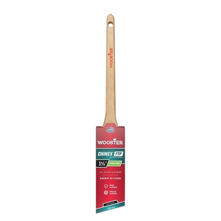 Wooster 4424 1.5 in. Chinex Ftp Thin Angle Sash Paint Brush 71497181787