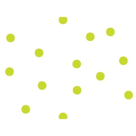 Nashville Wraps Large Leaf Green Dots Cello Roll, 30x100 CR30LLD