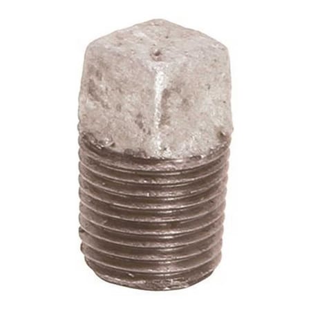 Proplus 1/2 Lead Free Galvanized Malleable Plug Silver 44278
