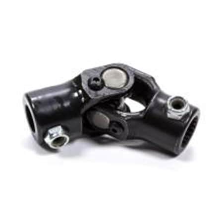Newalthlete 0.62 in.-36 Spline Bore to 0.75 in.-20 Spline Steel Black Single Joint Steering Universal Joint NE1588886