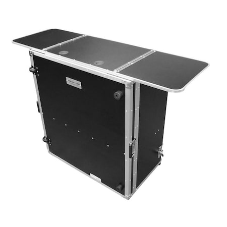 Deejay Led Light duty Folding DJ Table w/Accessory shelf TBHTABLEMK2