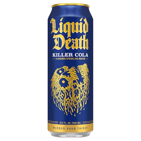 Liquid Death Killer Cola Cola Sparkling Natural Mineral Water 19.2 fl. oz. 1 pk LD192KC-SINGLES