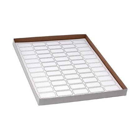 Zoro Select Cyro Label, White, Polypropylene, PK20 GRAING-C74