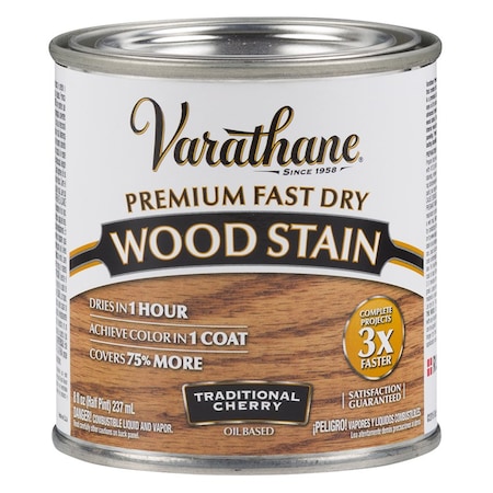 Rust-Oleum 1/2 Pt Traditional Cherry Varathane Premium Fast Dry Wood Stain 262027