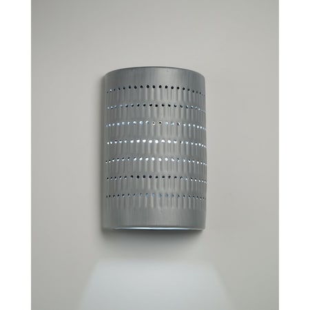 Luxury Lighting Zenia 15 in Tall Ceramic Outdoor Wall Light, Rubbed Pewter Paint Finish, 2PK (2) 103-01-APew-ud-7